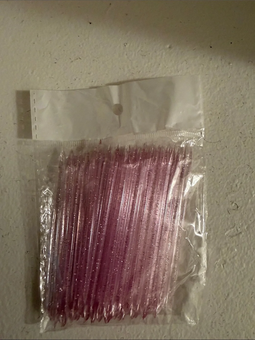 Pink Glitter Cocktail Stir Sticks - Party Picks